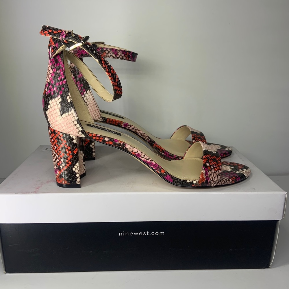NINE WEST
PINK MULTI TEXTURE 
WN PRUCE3 
Size 10M